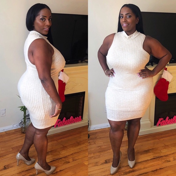 asos square neck scuba maxi dress with thigh split